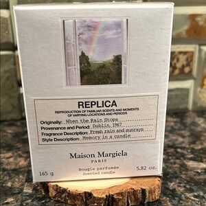 New! Maison Margiela Replica, When the Rain Stops Candle 5.82 oz